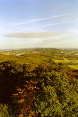 Aussicht von der Aussichtsplattform des alten Fernsehturms