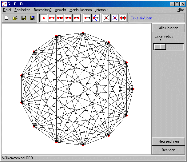 Ein Bild des Grapheneditors mit einem K_13