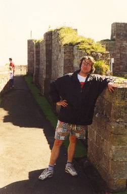 Klaus im Bamburgh Castle