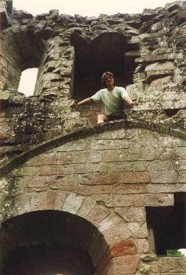 Klaus in der Dryburgh Abbey