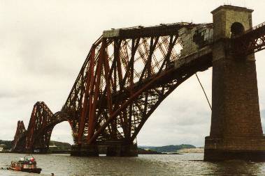 Eisenbahnbrücke über den
        Firth of Forth