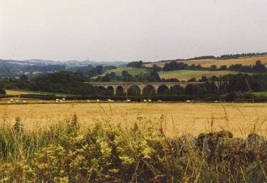 Alte Eisenbahnbrcke in
        Roxburgh