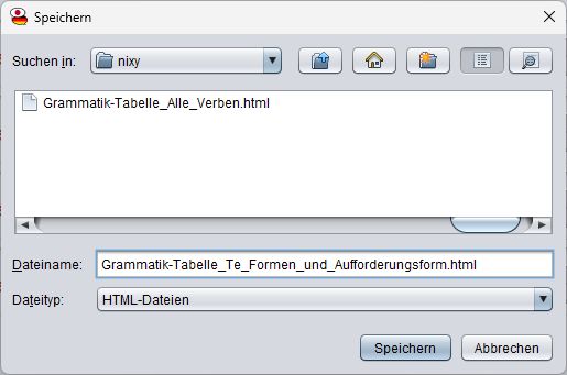 Japanischer_Vokabel_Trainer_038_Grammatik_Tabellen_Speichern